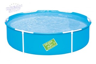 Ogrodowy Basen stelażowy dla dzieci 2+ BESTWAY Okrągły 152x38cm