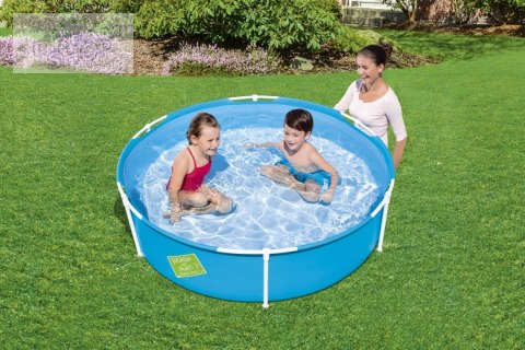 Ogrodowy Basen stelażowy dla dzieci 2+ BESTWAY Okrągły 152x38cm