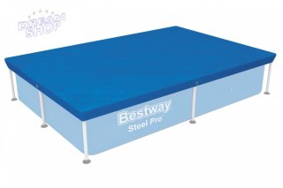 Pokrywa 224x154cm na Basen stelażowy Steel Pro 221x150x43cm BESTWAY