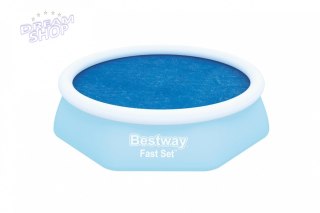 Pokrywa solarna 210cm na Basen rozporowy Fast Set 244cm/8FT BESTWAY