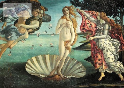 Puzzle 1000 Botticelli, Narodziny Venus PIATNIK Puzzle 1000 Botticelli, Narodziny Venus PIATNIK