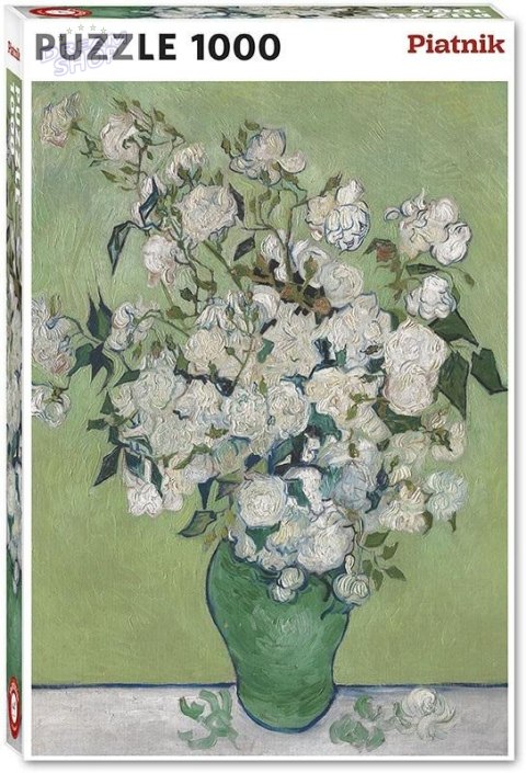 Puzzle 1000 - Van Gogh, Wazon z różami PIATNIK