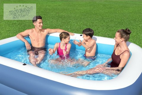 Rodzinny Basen dmuchany 254x178x140cm BESTWAY Ochrona UV + Ruchomy Daszek Rodzinny Basen dmuchany 254x178x140cm BESTWAY Ochrona UV + Ruchomy Daszek