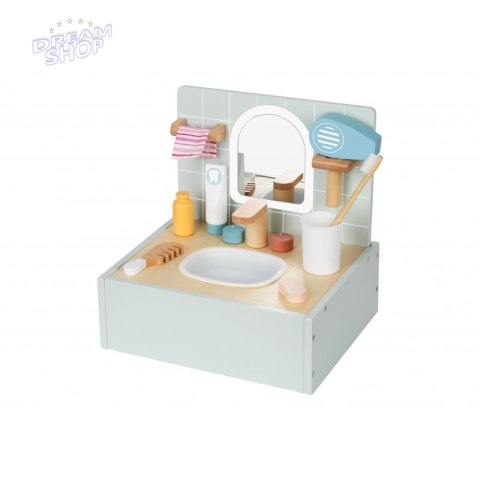 TOOKY TOY Toilet Bathroom Toaleta Drewniana Łazienka z Akcesoriami TOOKY TOY Toilet Bathroom Toaleta Drewniana Łazienka z Akcesoriami