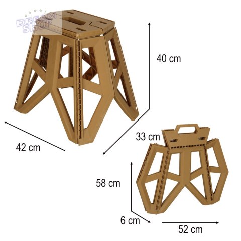 Taboret Składany Krzesełko Turystyczne Czarne Kempingowe Przenośne 39,5cm khaki Taboret Składany Krzesełko Turystyczne Czarne Kempingowe Przenośne 39,5cm khaki