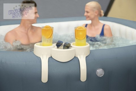 Uchwyt na napoje do Jacuzzi Lay-Z-Spa BESTWAY + 2 Przegrody + Tacka