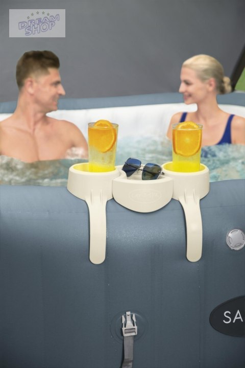 Uchwyt na napoje do Jacuzzi Lay-Z-Spa BESTWAY + 2 Przegrody + Tacka