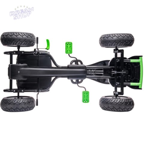 GOKART AUTO NA PEDAŁY ENERO 18 CZARNO ZIELONY