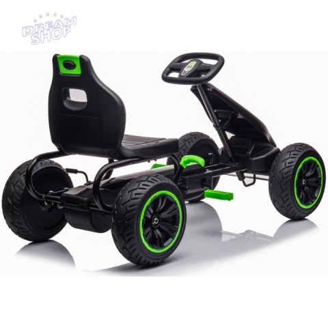 GOKART AUTO NA PEDAŁY ENERO 18 CZARNO ZIELONY