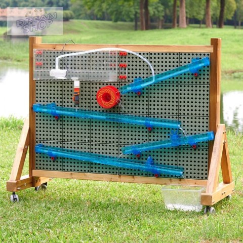 MASTERKIDZ Drewniana Ściana Tablica XXL Naukowa Kreatywna STEM WALL Outdoor