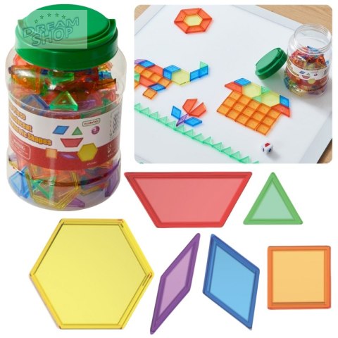 MASTERKIDZ Zestaw Klocki Montessori Tangram Mozaika 140 el. MASTERKIDZ Zestaw Klocki Montessori Tangram Mozaika 140 el.