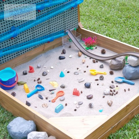 MASTERKIDZ Zestaw XXL STEM WALL 2w1 Tablica Kreatywna z Piaskownicą