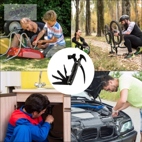 Multitool - Narzędzie wielofunkcyjne dla Dziadka - młotek obcęgi nóż i inne Multitool - Narzędzie wielofunkcyjne dla Dziadka - młotek obcęgi nóż i inne