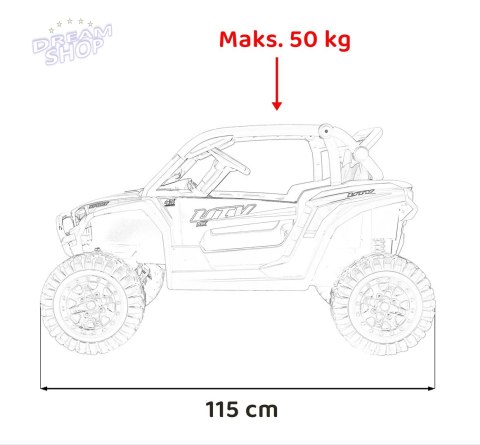 Pojazd Buggy 4x4 KCK Biały Pojazd Buggy 4x4 KCK Biały