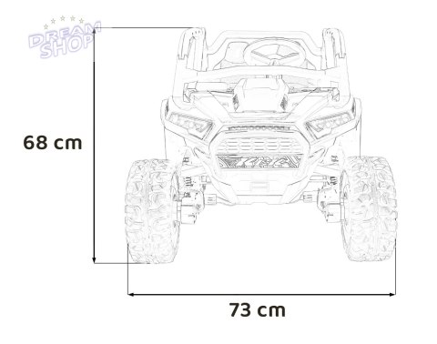 Pojazd Buggy 4x4 KCK Biały Pojazd Buggy 4x4 KCK Biały