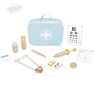 TOOKY TOY Drewniany Zestaw Małego Lekarza Doktora w Walizce z Akcesoriami