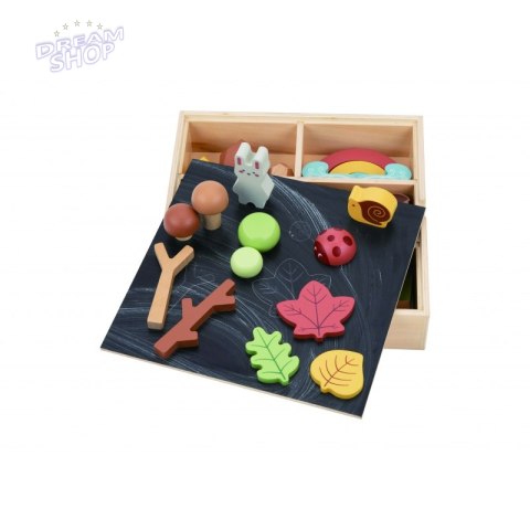 TOOKY TOY Zestaw Leśny Układanka w Stosy Klocki Figurki