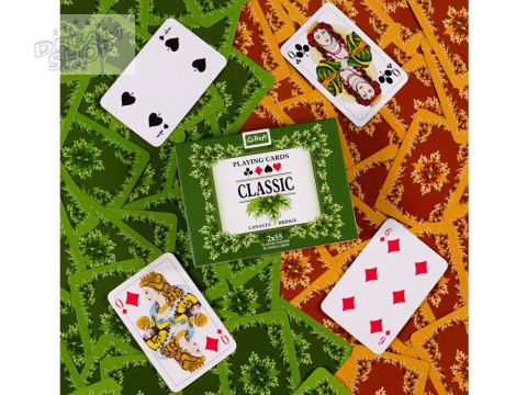 Trefl klasyczna talia kart Karty do gry - Classic 2 x 55 KS0166