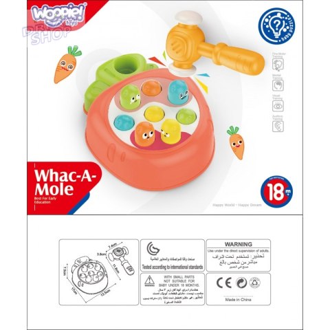 WOOPIE BABY Gra Zręcznościowa Uderz Kreta Wbijanka WOOPIE BABY Gra Zręcznościowa Uderz Kreta Wbijanka