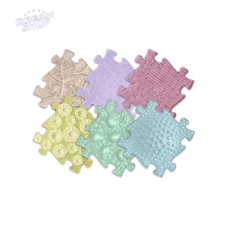 WOOPIE Mata Sensoryczna Ortopedyczna Puzzle 6 elementy