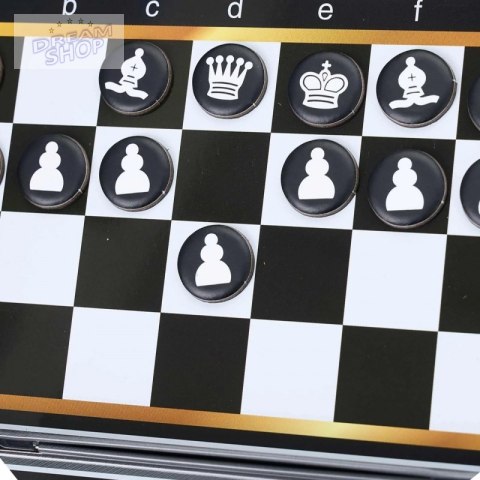 WOOPIE Szachy Warcaby Magnetyczne 2w1 Gra Podróżna Kieszonkowa WOOPIE Szachy Warcaby Magnetyczne 2w1 Gra Podróżna Kieszonkowa