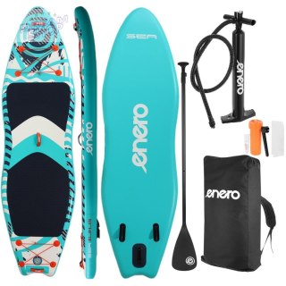 ZESTAW - DESKA SUP 140KG DMUCHANA ENERO 320x91x15CM SEA