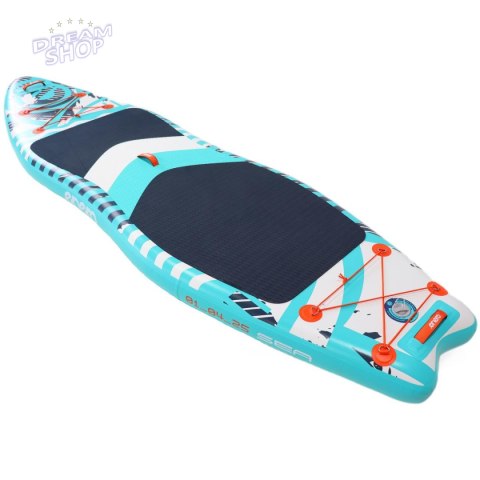 ZESTAW - DESKA SUP 140KG DMUCHANA ENERO 320x91x15CM SEA