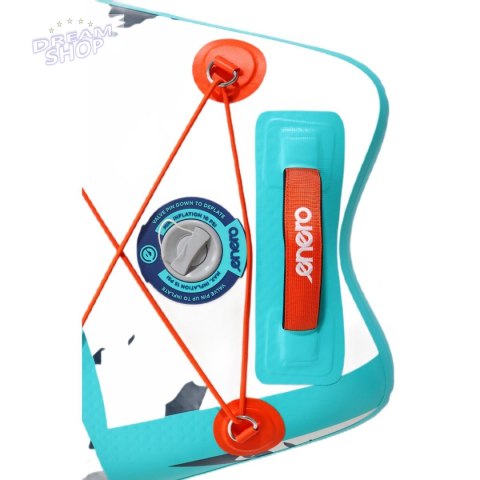 ZESTAW - DESKA SUP 140KG DMUCHANA ENERO 320x91x15CM SEA