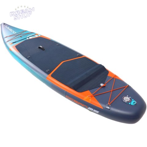 ZESTAW - DESKA SUP 170 KG DMUCHANA ENERO 350x81x15CM OCEAN ZESTAW - DESKA SUP 170 KG DMUCHANA ENERO 350x81x15CM OCEAN