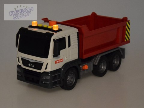 Auto Budowlane WYWROTKA Ruchomy kiper Gumowe koła Dźwięk + światło ZA5225
