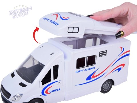 Auto Kempingowe Podróżne Kamper światło dźwięk Otwierane drzwi dach ZA5218 Auto Kempingowe Podróżne Kamper światło dźwięk Otwierane drzwi dach ZA5218