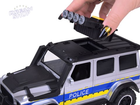 Auto terenowe Policja Radiowóz z napędem Światła + Dźwięki ZA5410 Auto terenowe Policja Radiowóz z napędem Światła + Dźwięki ZA5410