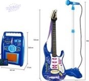 Gitara elektryczna niebieska IMPORT
