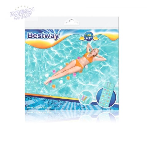 Materac dmuchany Niebieski BESTWAY 188x71cm Materac dmuchany Niebieski BESTWAY 188x71cm