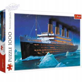 Puzzle widok statek Titanic 1000 elementów Trefl 10080