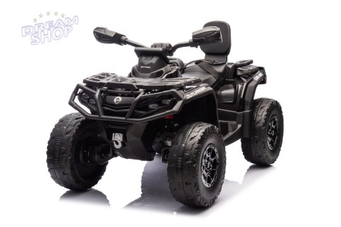 Quad Can Am Outlander ATV z Pilotem Czarny Quad Can Am Outlander ATV z Pilotem Czarny