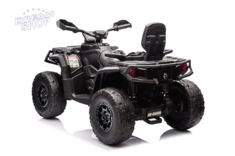 Quad Can Am Outlander ATV z Pilotem Czarny Quad Can Am Outlander ATV z Pilotem Czarny