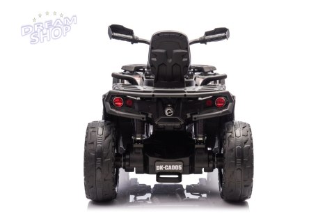 Quad Can Am Outlander ATV z Pilotem Czarny Quad Can Am Outlander ATV z Pilotem Czarny