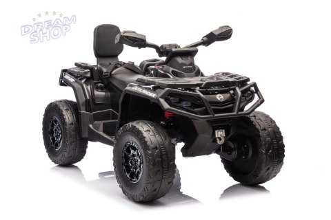 Quad Can Am Outlander ATV z Pilotem Czarny Quad Can Am Outlander ATV z Pilotem Czarny