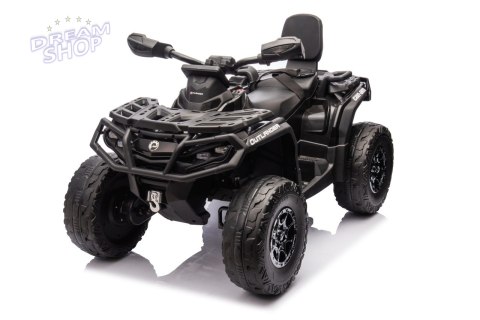 Quad Can Am Outlander ATV z Pilotem Czarny Quad Can Am Outlander ATV z Pilotem Czarny