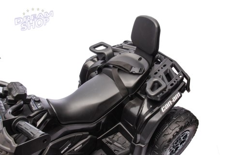 Quad Can Am Outlander ATV z Pilotem Czarny Quad Can Am Outlander ATV z Pilotem Czarny