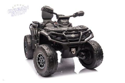Quad Can Am Outlander ATV z Pilotem Czarny Quad Can Am Outlander ATV z Pilotem Czarny