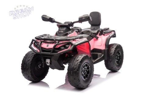 Quad Can Am Outlander ATV z Pilotem Różowy Quad Can Am Outlander ATV z Pilotem Różowy
