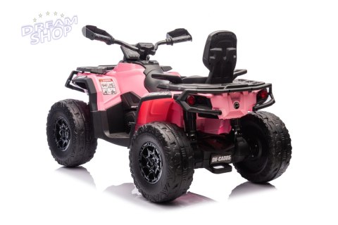 Quad Can Am Outlander ATV z Pilotem Różowy Quad Can Am Outlander ATV z Pilotem Różowy
