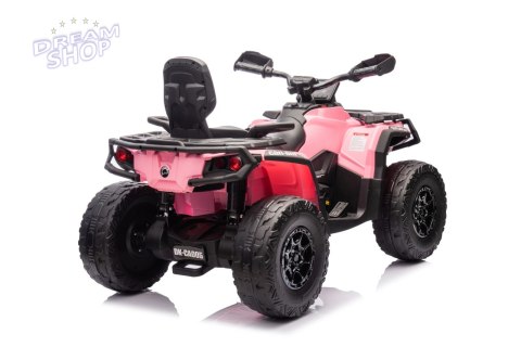 Quad Can Am Outlander ATV z Pilotem Różowy Quad Can Am Outlander ATV z Pilotem Różowy