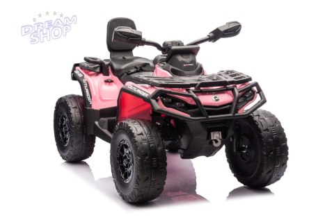 Quad Can Am Outlander ATV z Pilotem Różowy Quad Can Am Outlander ATV z Pilotem Różowy