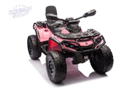 Quad Can Am Outlander ATV z Pilotem Różowy Quad Can Am Outlander ATV z Pilotem Różowy