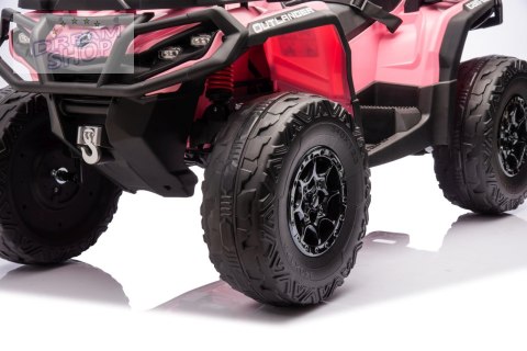 Quad Can Am Outlander ATV z Pilotem Różowy Quad Can Am Outlander ATV z Pilotem Różowy