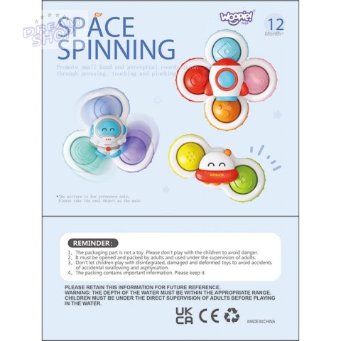 WOOPIE BABY Spinner Zabawka Sensoryczna Rakieta Kosmita Ufo 3 szt. WOOPIE BABY Spinner Zabawka Sensoryczna Rakieta Kosmita Ufo 3 szt.