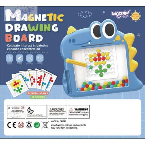 WOOPIE Tablica Magnetyczna dla Dzieci Montessori MagPad Dinozaur WOOPIE Tablica Magnetyczna dla Dzieci Montessori MagPad Dinozaur